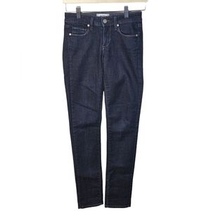 Paige Denim Co LA Skyline Skinny Jeans Size 24 Twilight Blue Stretch Made In USA